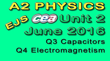 CCEA A2 Physics Unit2 June2016 Q3&4