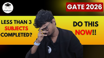 🔥Is It Possible To Crack GATE With 2-3 Subjects Covered Till Now? || PrepFusion