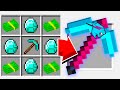 Crafting YOUTUBER PICKAXES In Minecraft!