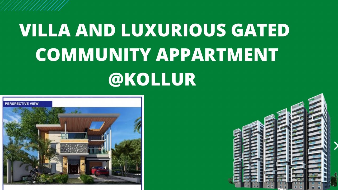 Kollur | Hyderabad | 640 Acres IT HUB | Best residential location | VILLAS | APPARTMENT | 9100656679