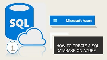 Creating a SQL database on Azure