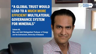 Saleem Ali: An innovative approach to resource governance