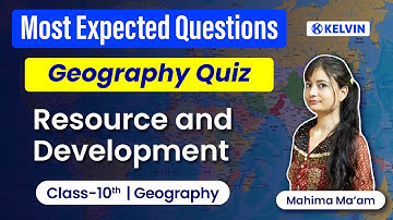 Class 10 Geography MCQ (Term-1 Exam) | Resources and Development | Class 10 MCQ