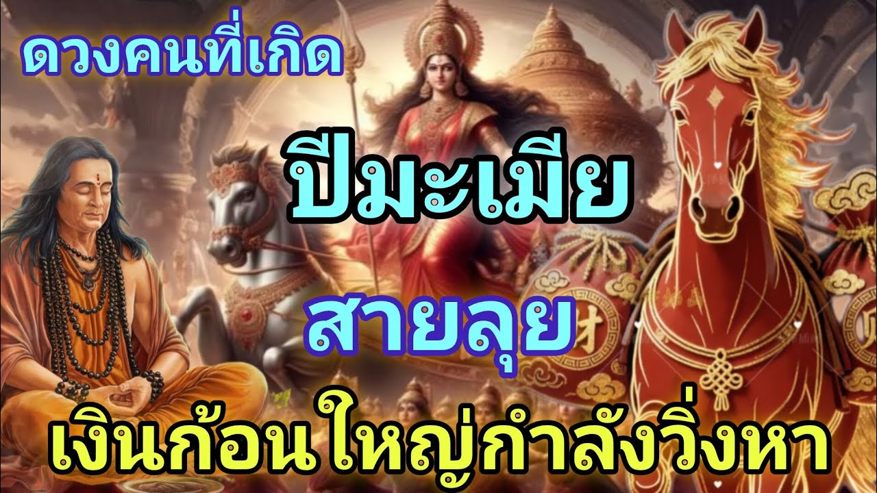 ดวงคนที่เกิด ปีมะเมีย |สายลุยเงินก้อนใหญ่กำลังวิ่งหา 💰💸