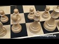 Гроссмейстерские шахматы Стаунтон - Staunton chess set - Обзор