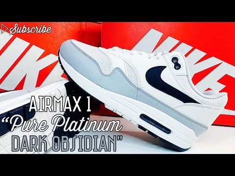 nike air max 1 white obsidian pure platinum