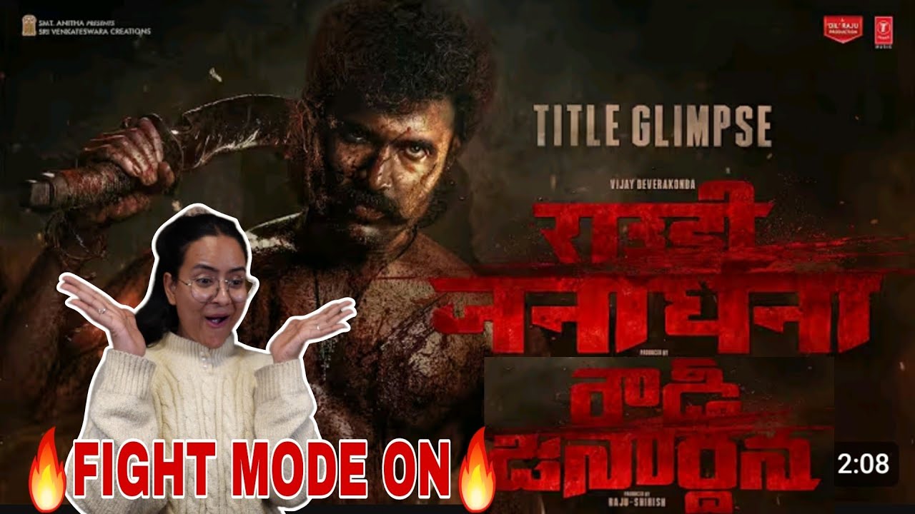 Rowdy Janardhana Title Glimpse Reaction | Vijay Deverakonda | Sadhana Reaction