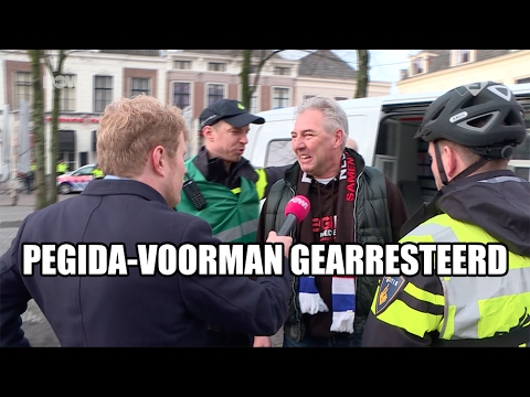 Pegida-voorman gearresteerd wegens… Ja wegens wat eigenlijk?