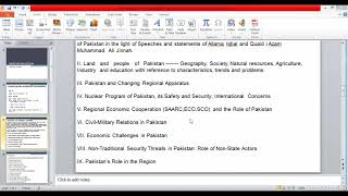 LET'S DO CSS | PAKISTAN AFFAIRS | SYLLABUS ANALYSIS PART 2