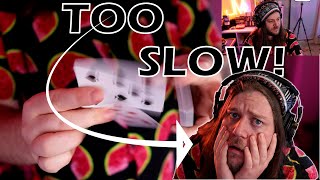 Sleight Of Hand VS Slow Motion  - Is The Hand Quicker Than The Eye !?!