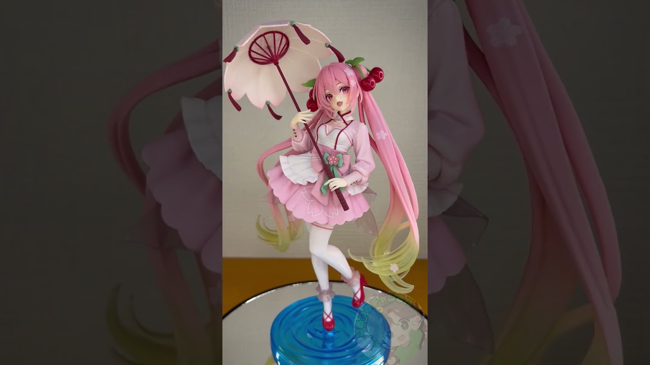 2/28登場 桜ミク AMP＋ フィギュア～桜ドレスver.～ 重心・開封情報