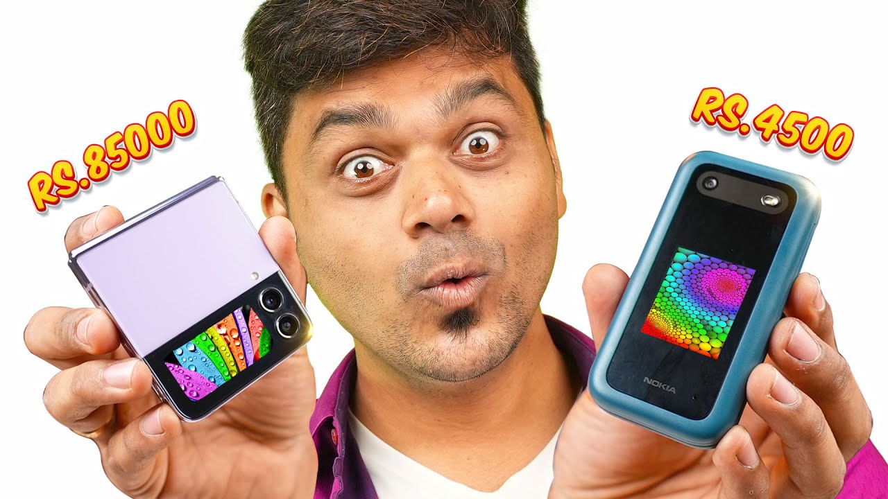 Cheap Flip Phone with Dual Display 🔥 Who is the BOSS ? NOKIA vs SAMSUNG
