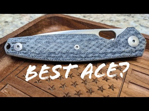 A Beautiful Denim Micarta Knife from ACE!