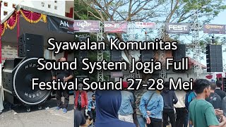 Komunitas Sound System Jogja Stadion Sultan Agung Demo Product dan Stand Bazar Festival