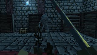 Ancient Dungeon VR: Fighting a Skeleton Miniboss!