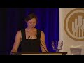 Vicky Opitz 2018 Female Athlete of the Year - Golden Oars Speech