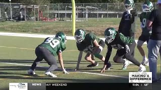 Alleman football building for the future