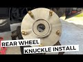 Rear Wheel Knuckle Installation | Honda S2000