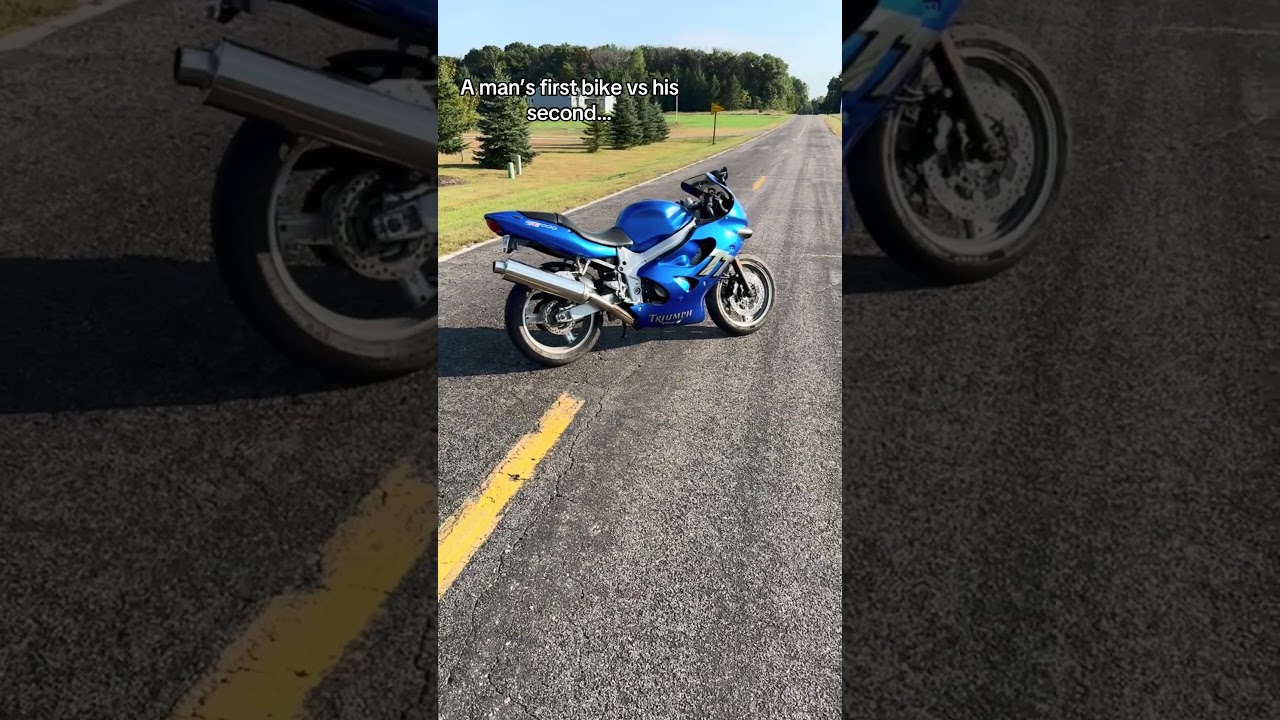 A man’s first bike vs his second
