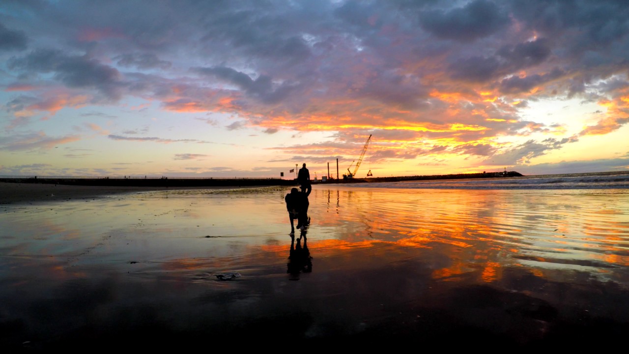 GoPro Karma Grip at sunset