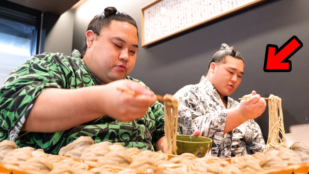 Голодные Борцы Сумо Съели 50 Чашек Соба🍜🏋️‍♂️