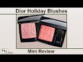 Dior Holiday Blushes Mini Review and Swatches | #shorts