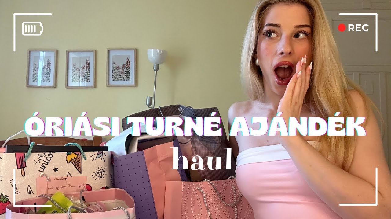 ÓRIÁSI AJÁNDÉK HAUL | skincare, kézműves, játékok ✨
