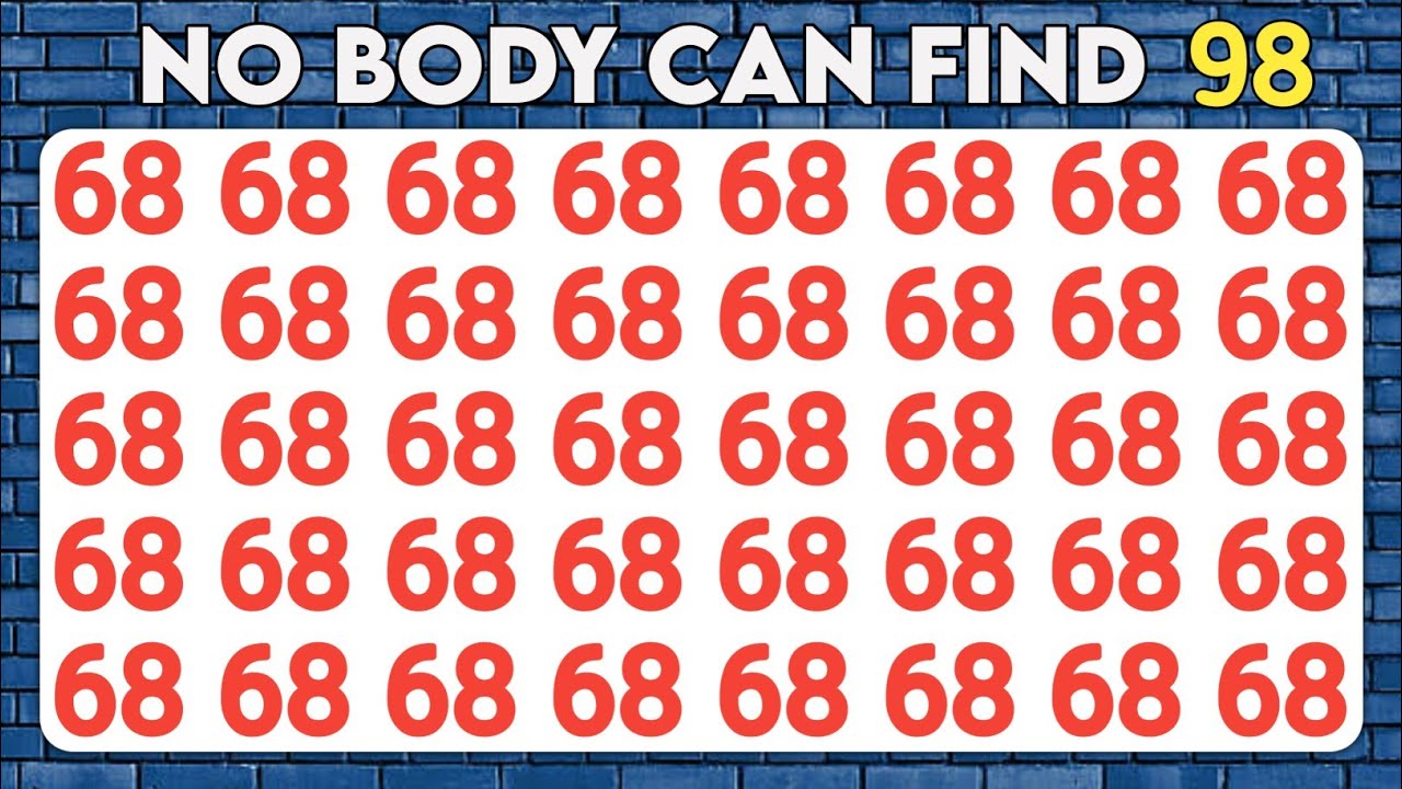 Find the Odd One Out - Number and Letter Oddity Edition | Observation ...
