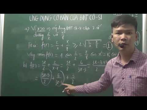 Ứng dụng của bất đẳng thức Cô-Si vào việc tìm GTNN