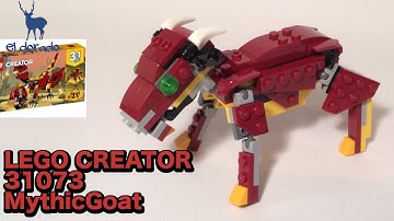 LEGO CREATOR 3in1 31073 Mythical Goat - Alternate Mythical Creatures - SpeedBuild Construct/eldorado