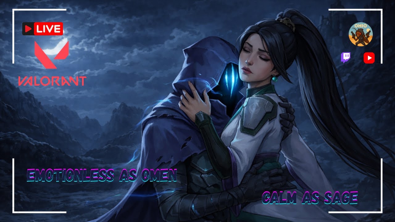 EMOTIONLESS AS OMEN 🖤 | Calm as Sage | VALORANT LIVE Ranked | Ohio Grasshopper | #44 