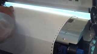 P8000 Loading Paper After A Paper Out P8000