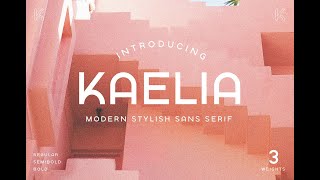 Kaelia Font Download screenshot 2