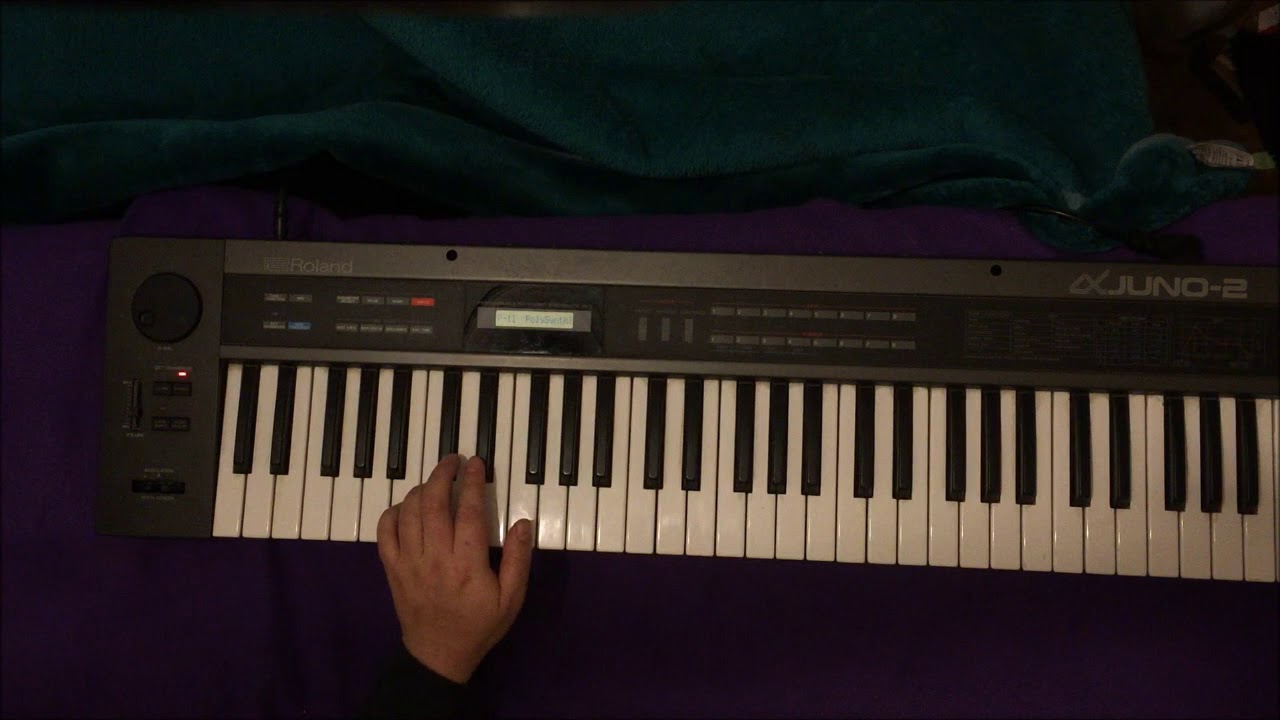 Axel F on a Roland Alpha Juno 2 Synth YouTube