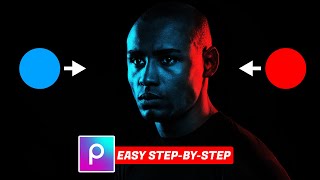 Simple Way To Apply a DUAL LIGHTING Effect In  PicsArt! screenshot 5