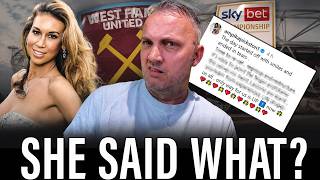 David Sullivan’s Fiancée Lectures West Ham Fans After Relegation
