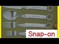 スナップオン(Snap-on) 工具のような フォーク・ナイフ・スプーン セット　私の宝物です。