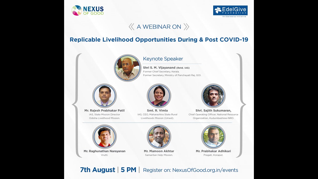 Replicable Livelihood Opportunities During & Post COVID-19