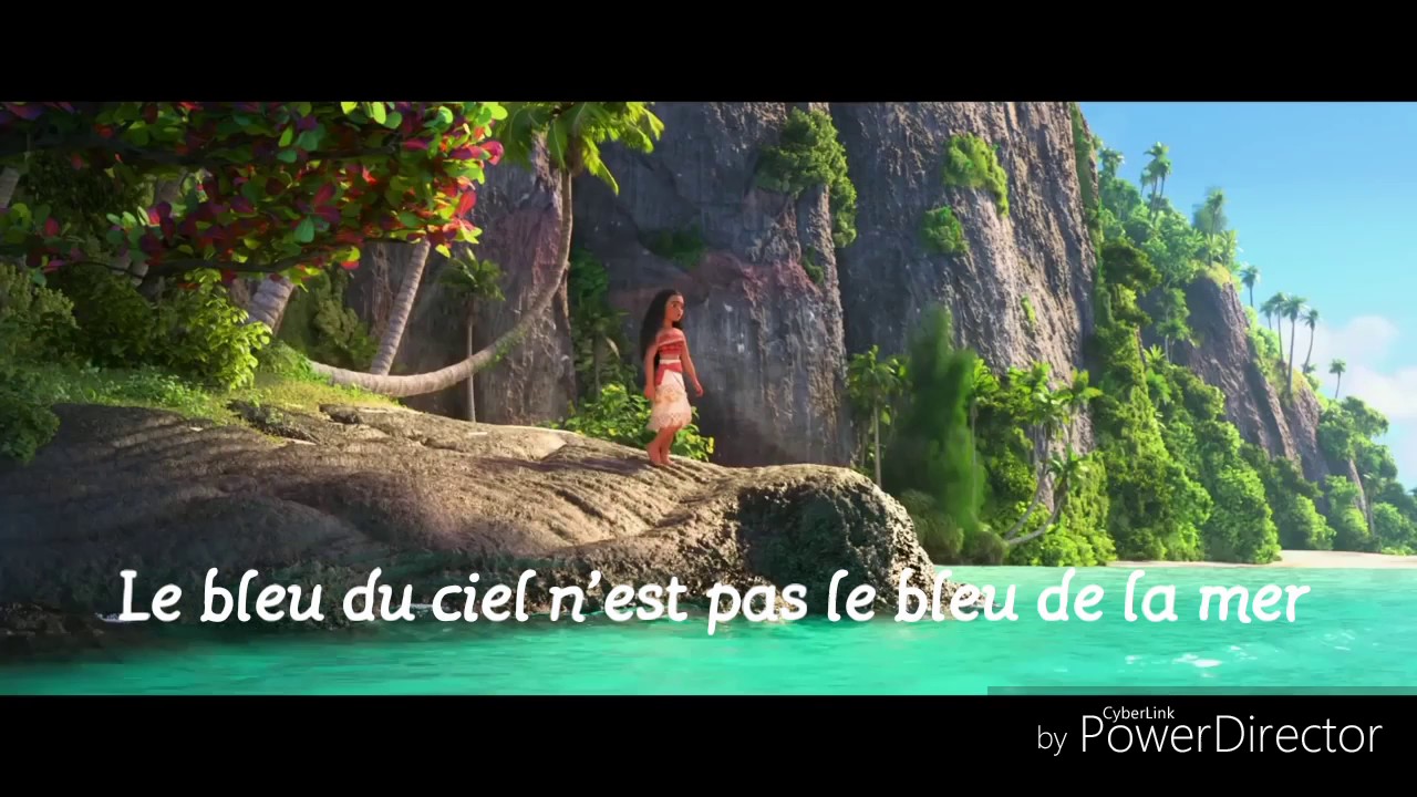 Vaiana - Le bleu lumière paroles - YouTube