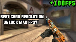 THE 'PERFECT' CSGO RESOLUTION *MASSIVE FPS BOOST* ✅📈 #Shorts