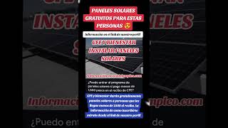 Estas personas podrán solicitar paneles solares para su casa