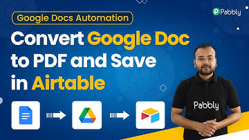 Google Docs Automation: Convert Google Docs to PDF and Save in Airtable
