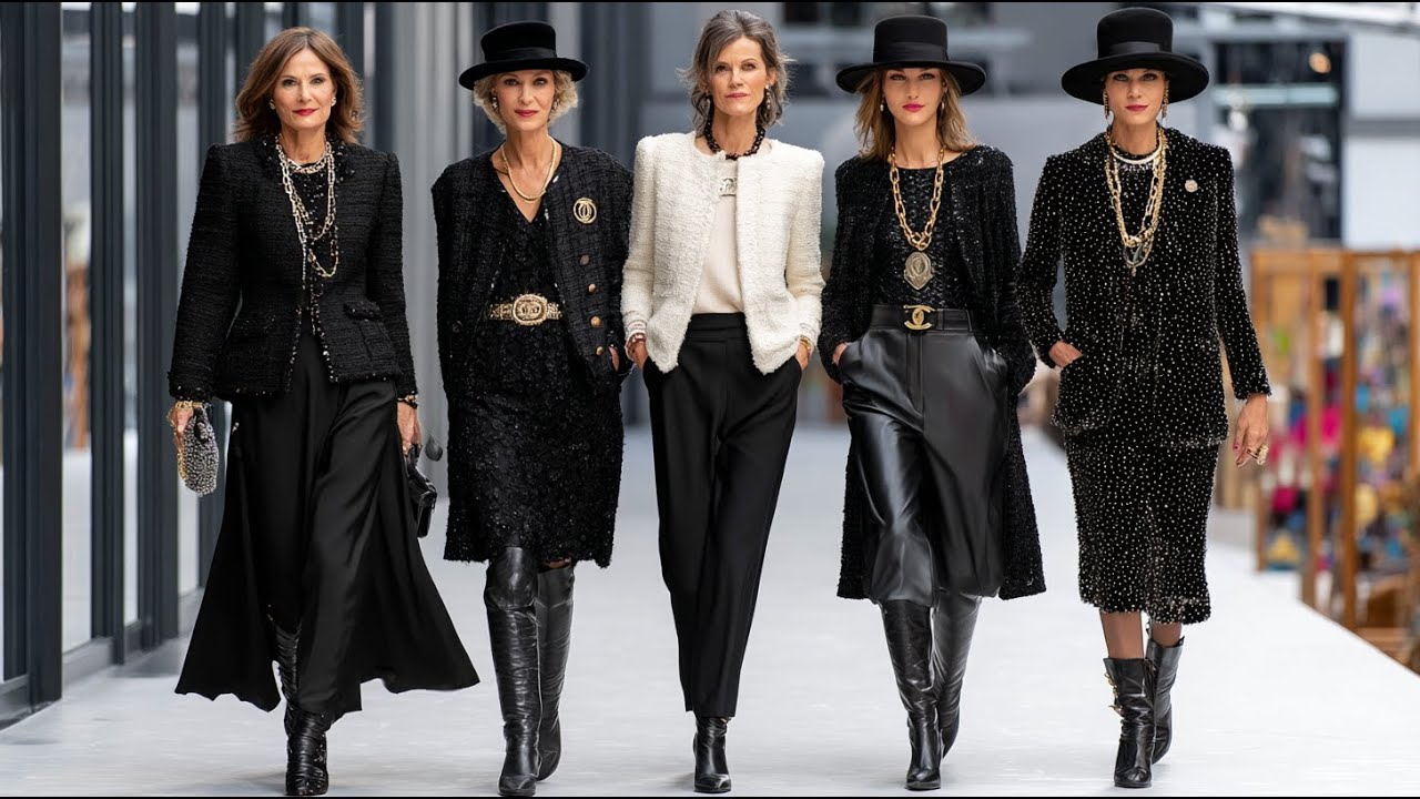 Chanel Monochrome Elegance | Неизменная мода осень-зима 2025–2026 для женщин старше 40 лет