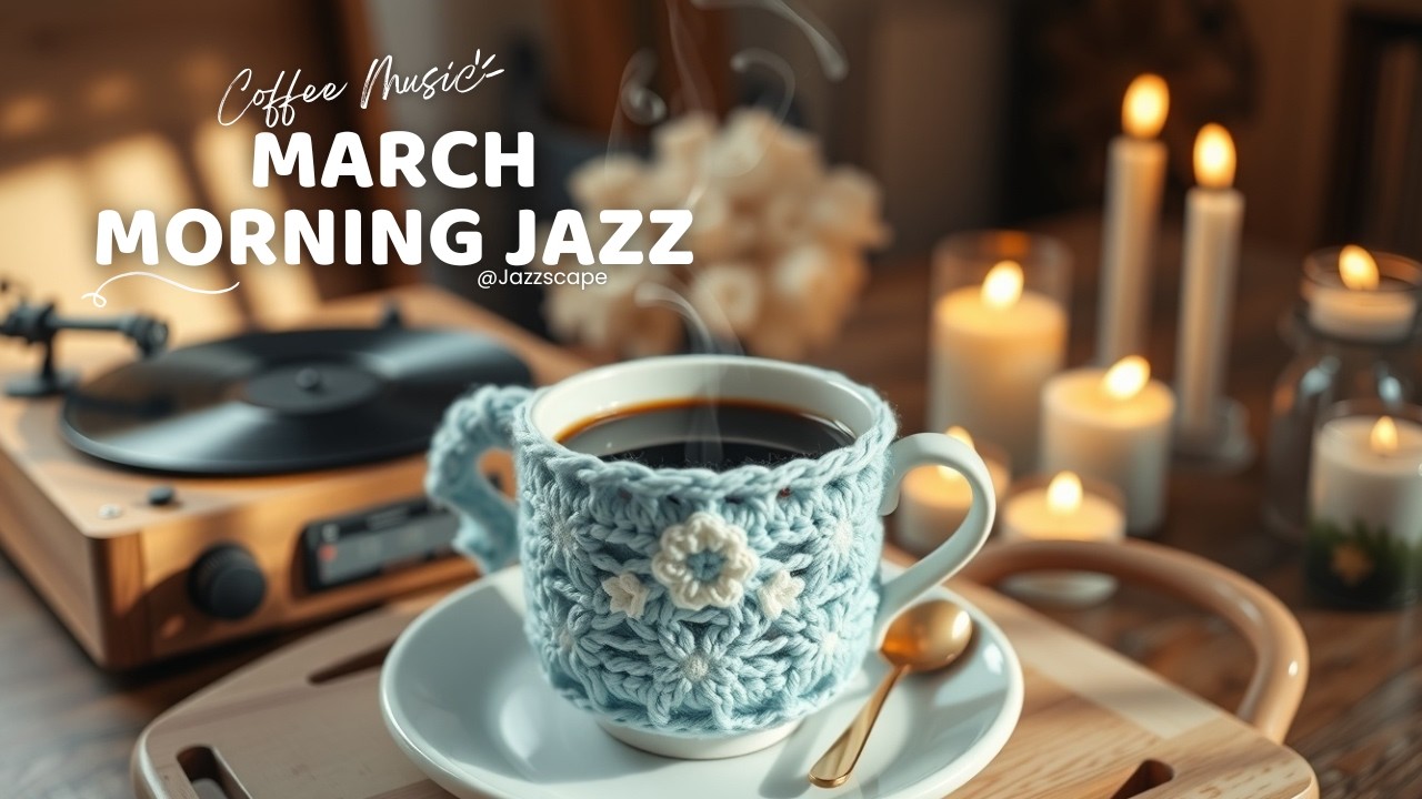 March Morning Coffee Jazz 🌷☕ Calm Spring Cafe Background Music for Work & Deep Focus
