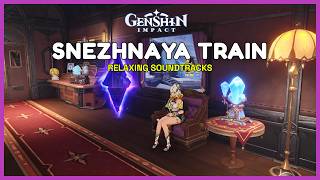 Night Train to Snezhnaya | Relaxing Genshin Impact Music | Snezhnaya OST Soundtrack [NO MID-ROLL AD]