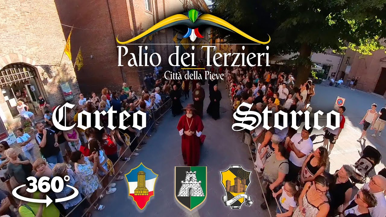 Palio dei Terzieri Città della Pieve 2024 - Corteo 360°