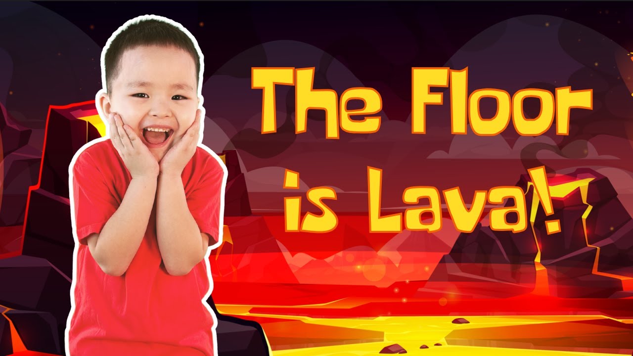 Floor is Lava! Challenge - Brain Break for Kids | HeeHee Pops - YouTube