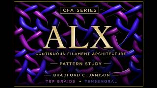 ALX Pattern Studies | Continuous Filament Architecture | Textile Engineering | Blender Lattice