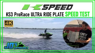 PART 3: Speed Test of the Kspeed KS3 ProRace Ride Plate for the 22'+ Kawasaki Ultra 310 Jet Ski [4K] screenshot 4