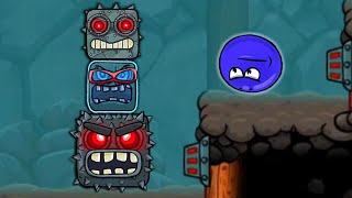 BLUE BALL VS ALIEN VS SPIKES VS ROBO BOSS screenshot 3